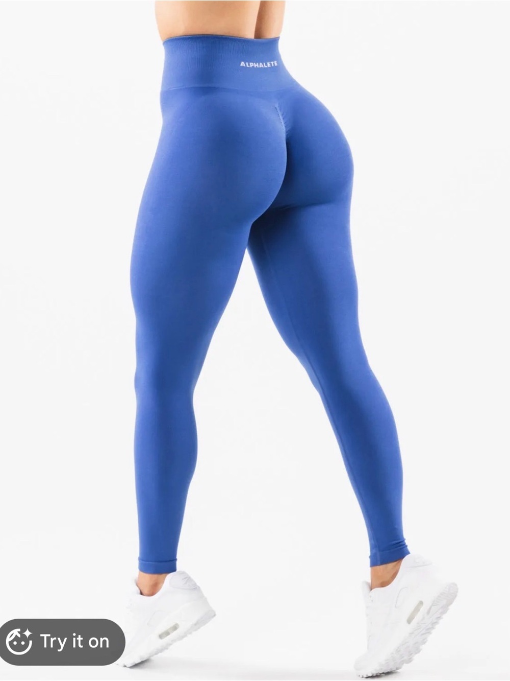 Alphalete Amplify High Rise Leggings in Sapphire